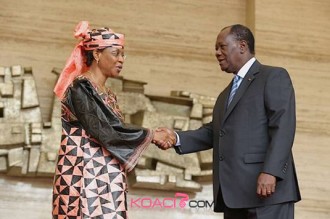 Côte dÂ’Ivoire : Aïchatou Mindaoudou reçue à  la présidence